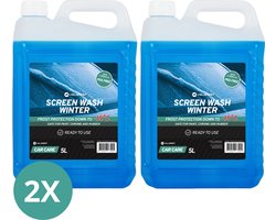 Velorest Ruitenwisservloeistof Winter 5L (2-pack) - Ruitensproeiervloeistof Winter - Ruitenwisservloeistoffen Antivries - Ruitenvloeistof Auto - Ruitenwisservloeistof Concentraat - Screenwash