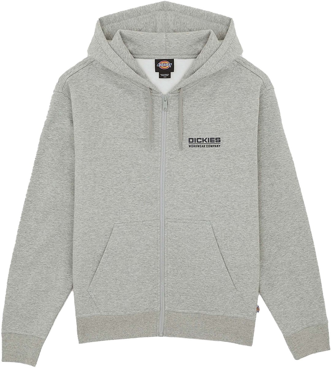 Dickies Sweatshirt Bolivar Fz Hoodie Fashion Wear Volwassen Grijs