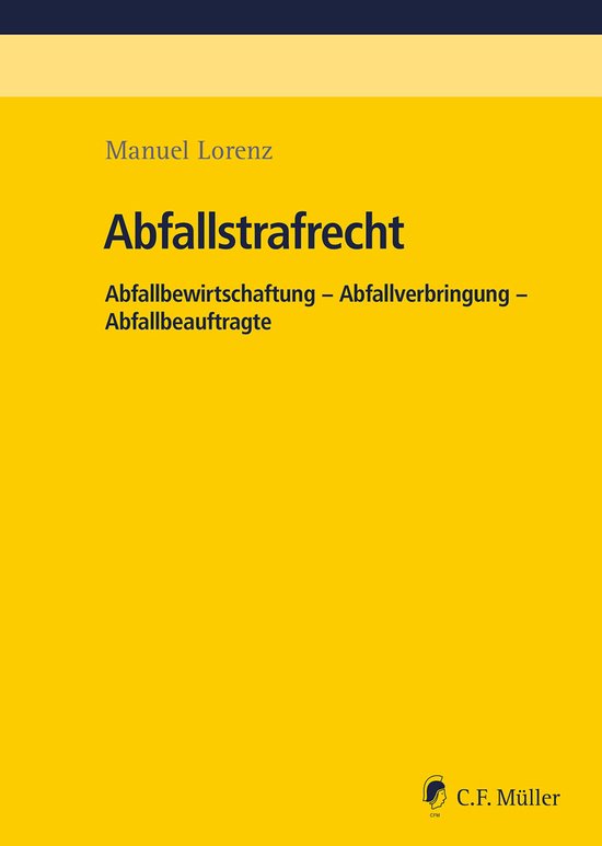 Abfallstrafrecht - cover