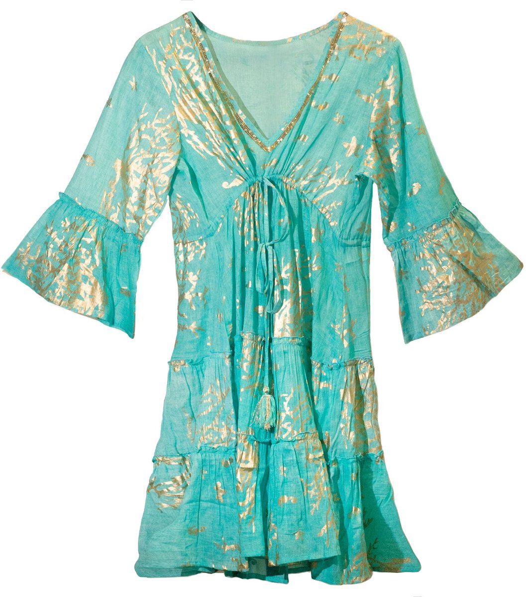Ancient Wisdom Woonproducten Nomad sari jurk onderzetters boho jute katoen interieur decoratie Multikleur
