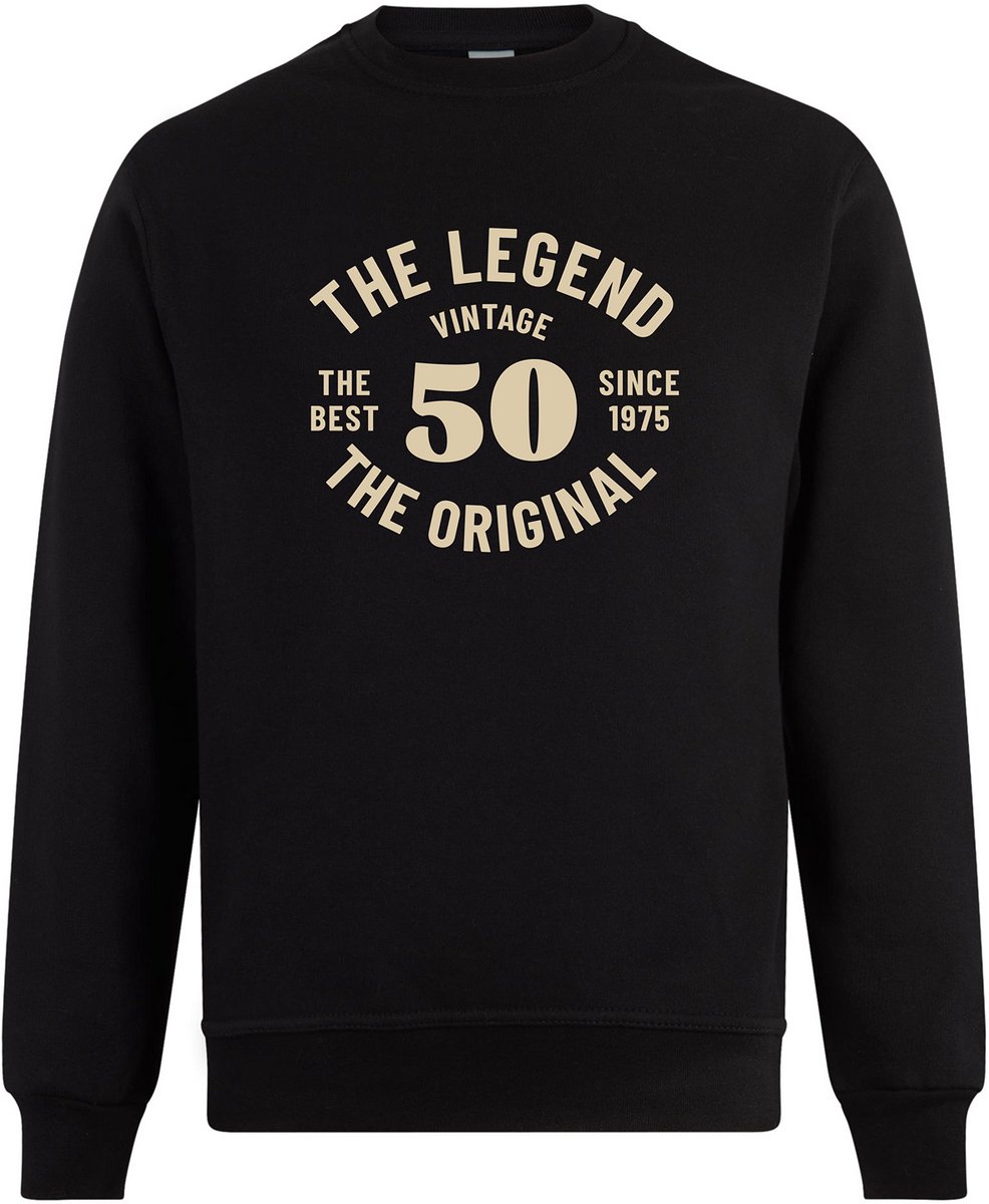 The legend 50 Jaar Trui - Maat L - Verjaardag en feest cadeau - Abraham Trui - 50 jaar cadeau - 50 jaar Abraham - Mannen 50 jaar trui - 50 jaar - Trui - 1975 - Heren