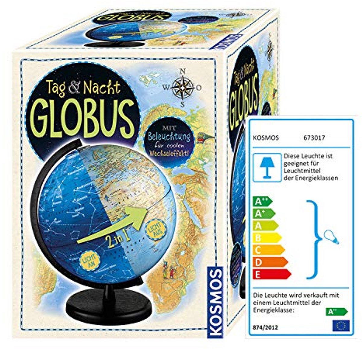 Leren over de wereld met een Luminous Globe voor Kinderen 26 cm