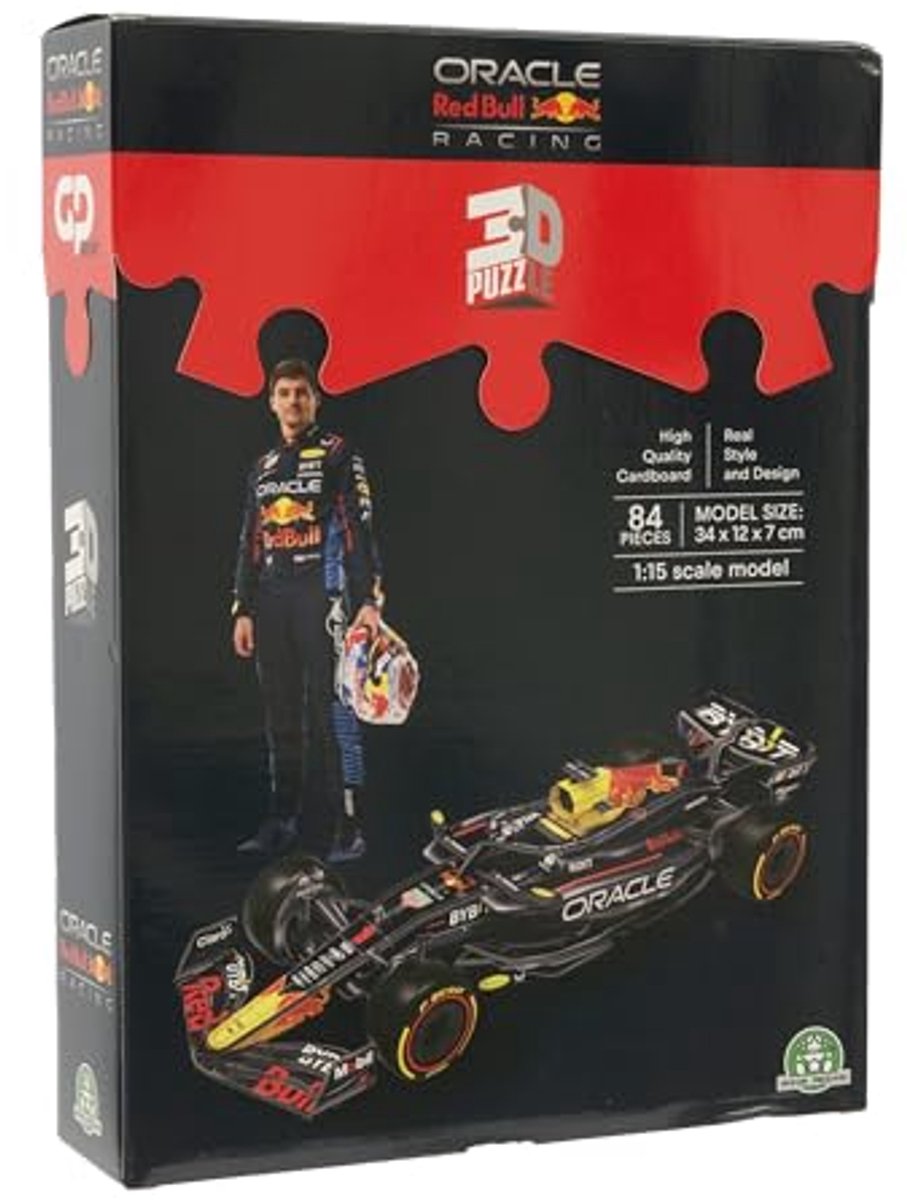 3D-puzzel Formule 1 Auto - 84-delig, Stimuleert Creativiteit en Geduld