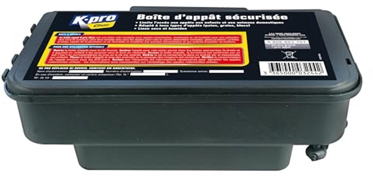 Image of Aasbox voor ratten en muizen – herbruikbaar en afsluitbaar – professionele techniek