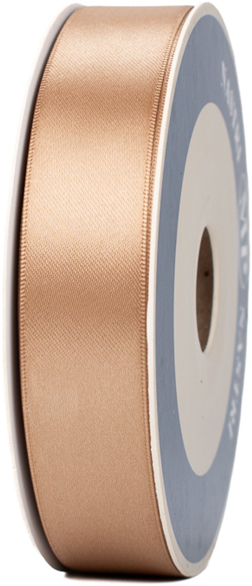 Satijn Lint - 25 mm - Goud - Glanzend decoratielint - 50 meter