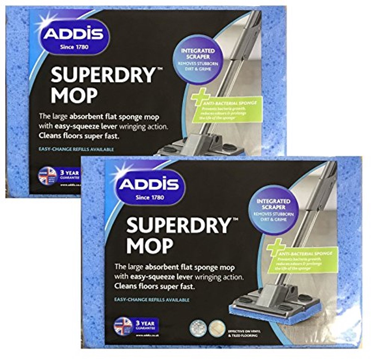 Superdry Mop Vervangingsset - 2 Stuks