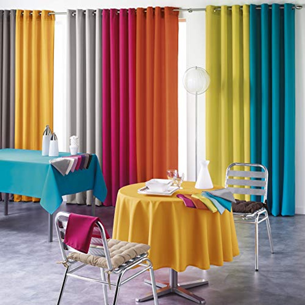 Tafelkleed Effen Polyester 180 cm - Tijdloze Kleur Rood