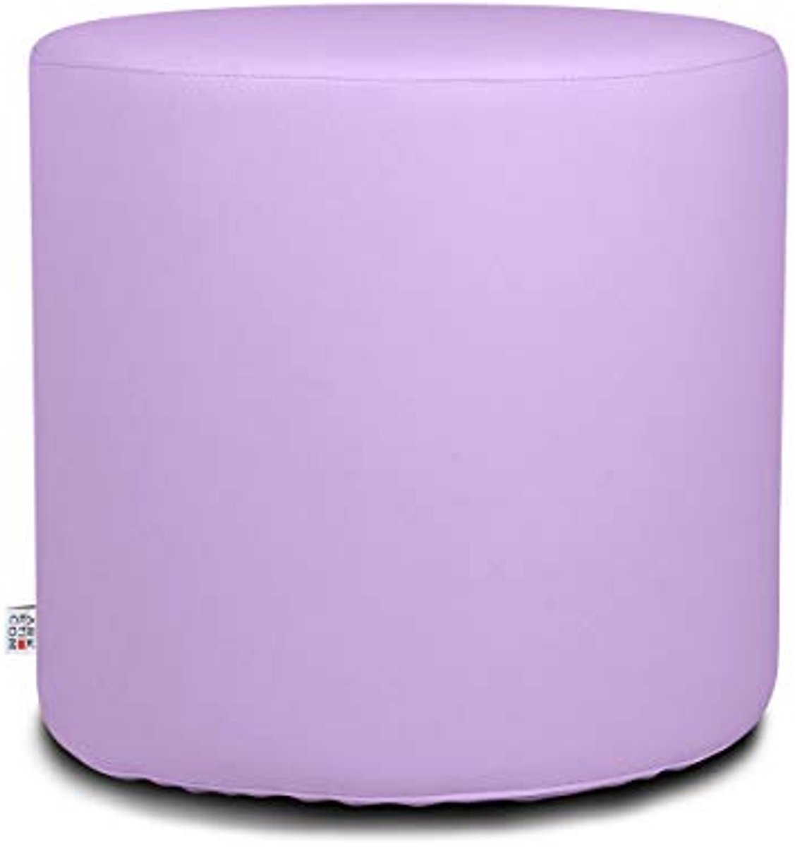 Chill voetenbank rond kunstleer PUFF violet 35 x 35 cm