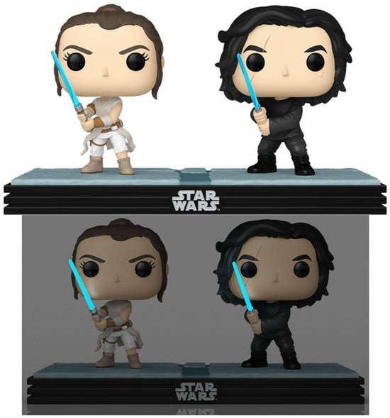 Funko Star Wars POP! Movie Moments Vinyl Bobble-Head 2-Pack Kylo & Rey 9 cm POP! Figuur