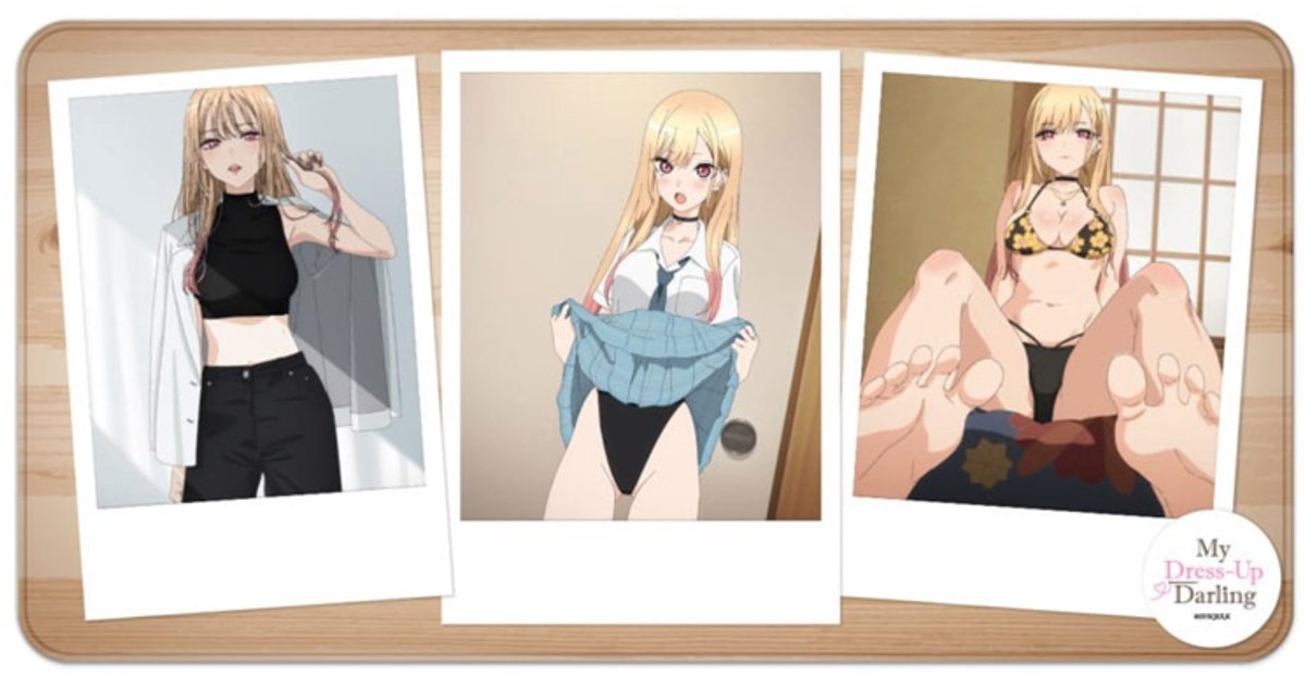 Sakami Merchandise My Dress-Up Darling XXL Mousepad Marin Cosplays 80 x 40 cm Mouse pads