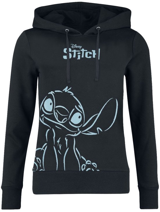 Sweat à capuche Lilo & Stitch pour femme - Noir - L