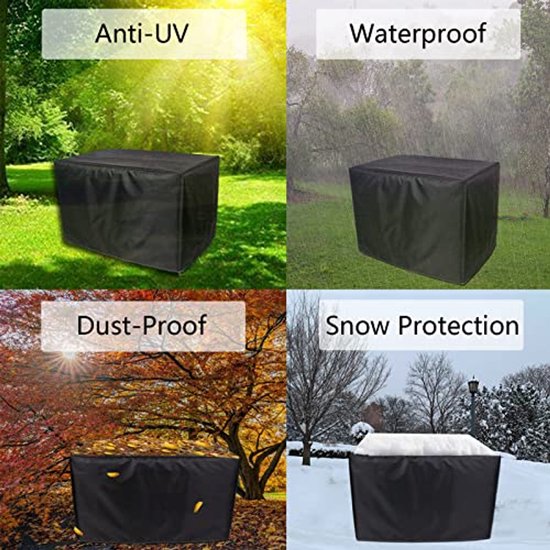 KDXAOBEI Waterdichte Tuinmeubelhoes – 140x100x100 Cm, 420D Oxford, Met Elastische Zoom En Gespen, Voor Buiten