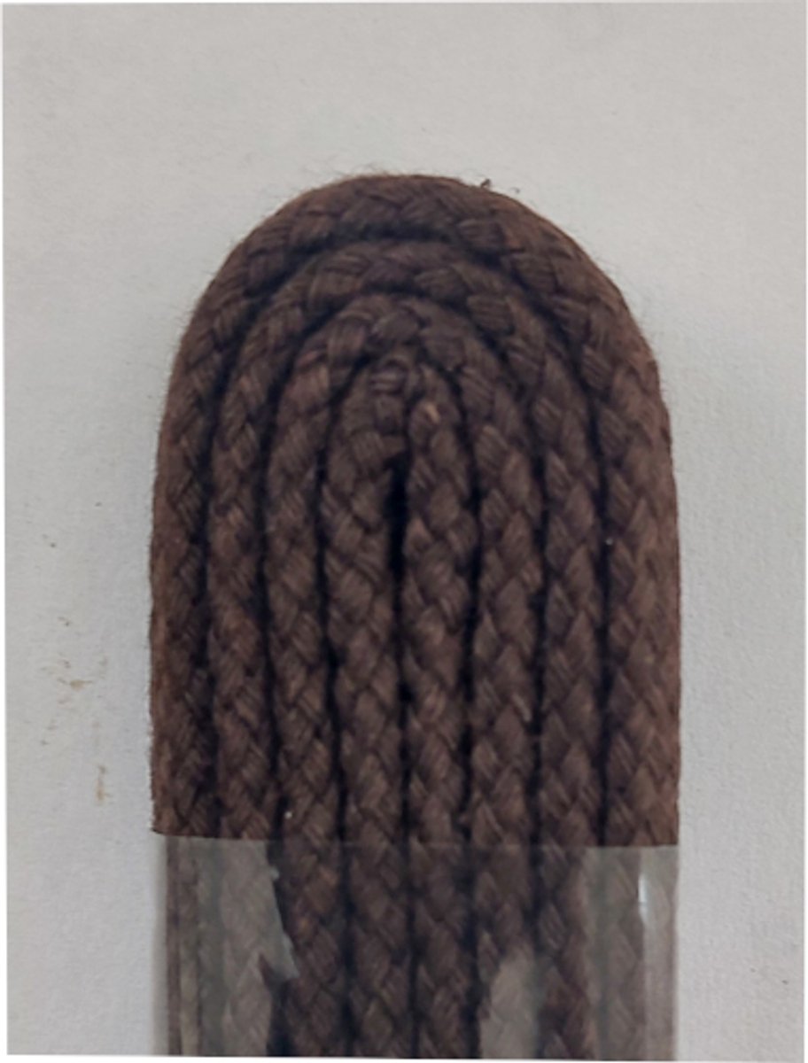 Tana Veter - Donker Bruin - Rond - Koord Veters - Lengte 90 cm - Dikte 3,5 mm - Schoenveter