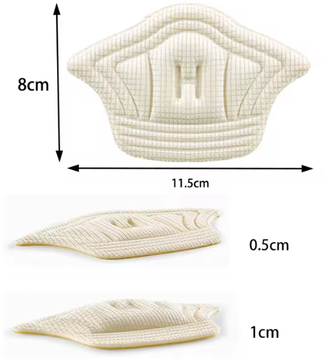 New Age Devi - Bescherm je hakken met New Age Devi - Hielzool | Hakbeschermers | Anti-slip | Premium kwaliteit | Zwart | Universele maat | Hielkussens
