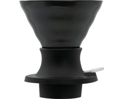 HARIO V60 Immersion Colour Dripper Switch - 02 Size - Immersie Koffiedripper - Keramiek - Zwart