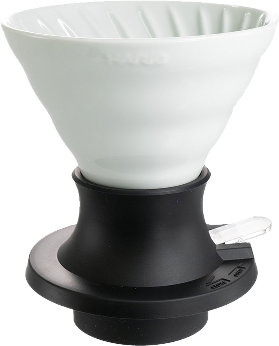 HARIO V60 Immersion Dripper Switch - 02 Size - Immersie Koffiedripper - Keramiek - Wit