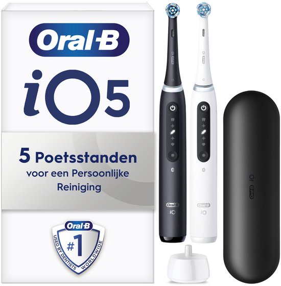 Oral-B iO 5 Elektrische Tandenborstel Zwart/Wit - Oral-B - €154,00