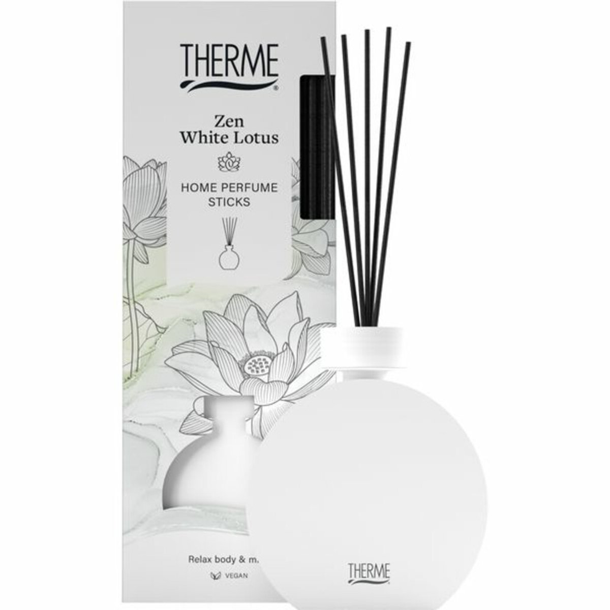 Therme Zen White Lotus Home Perfume Sticks - 3 x 150 ml - Voordeelverpakking