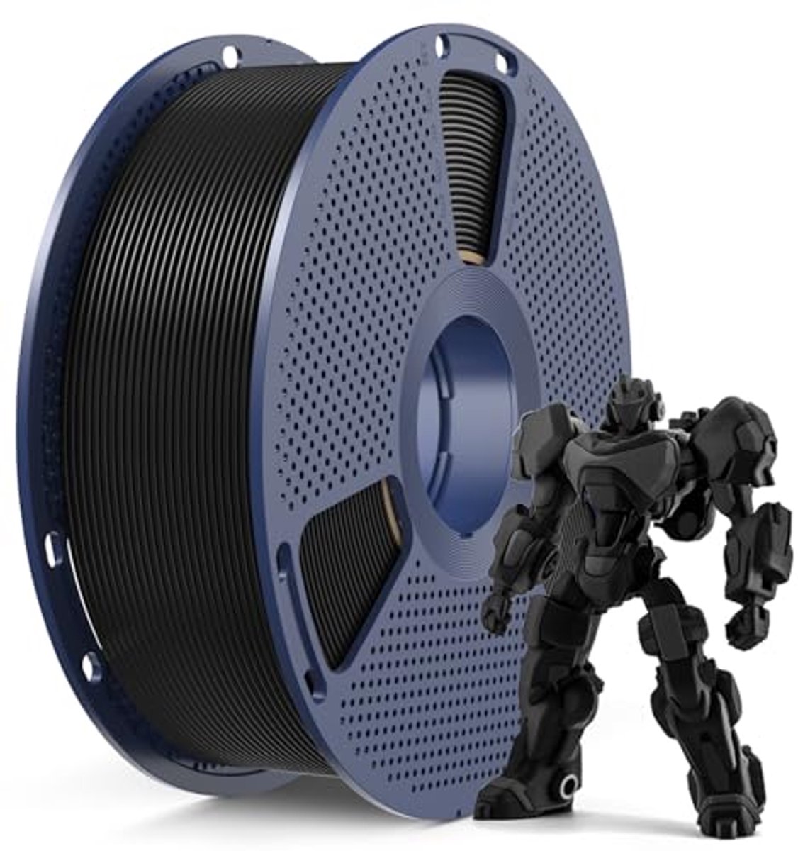 PETG 3D Printer Filament 1,75 mm - Sterk en Duurzaam - 1 kg Spoel - Zwart