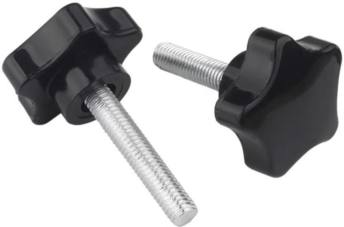 Provento - Kunststof Vleugelschroeven met Kartelschroefdraad M6 x 20 mm (5 stuks) - Sterk en Duurzaam