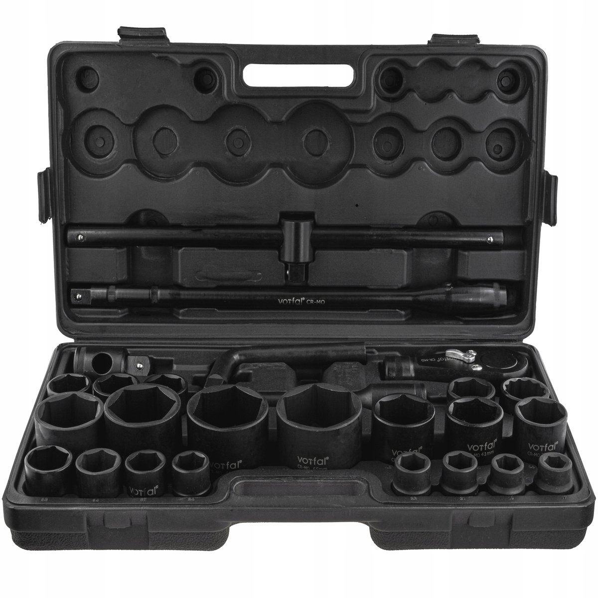 Slagdoppen Set 3/4" & 1" Cr-Mo 26 Delig - Voor Zwaar Gebruik