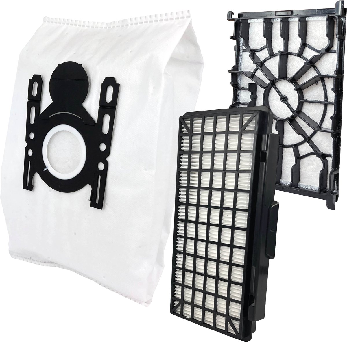 Parts4 20 PARTS4® Stofzuigerzakken + HEPA & motorfilter geschikt voor Bosch In'Genius serie | Complete set met 20 stofzuigerzakken, HEPA filter (model 00647753) en motorfilter (model 00579421)
