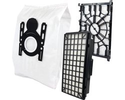 20 PARTS4® Stofzuigerzakken + HEPA & motorfilter geschikt voor Bosch In'Genius serie | Complete set met 20 stofzuigerzakken, HEPA filter (model 00647753) en motorfilter (model 00579421)