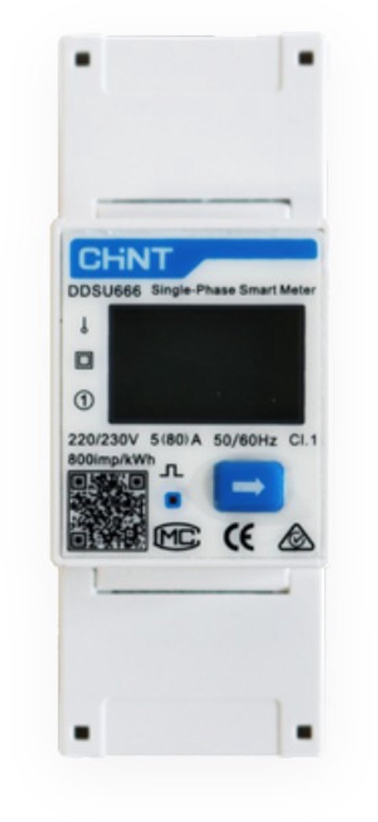 Solax 1 fase SDM630-Modbus meter voor Solax Omvormers