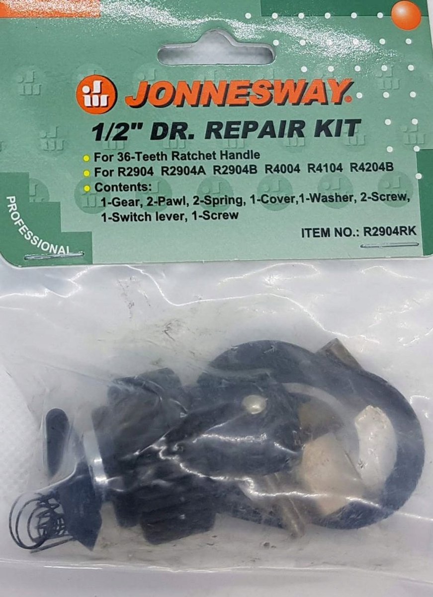 Reparatieset Ratel 1/2'' Jonnesway R2904RK - 36 Tands