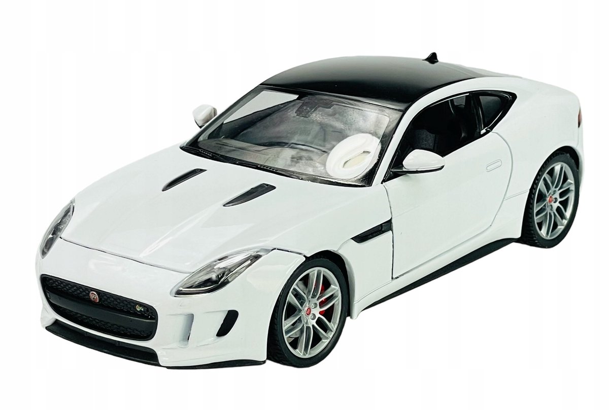 Welly Jaguar F-Type Coupe 1:24 Metaal Model Auto Wit Nieuw