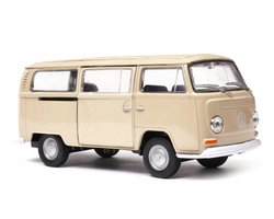 Volkswagen T2 Bus 1972 Modelauto Schaal 1:34 Welly Nex Crème