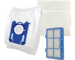 20 PARTS4® Stofzuigerzakken + HEPA & motorfilters geschikt voor Philips PowerGo | Complete set met 20 stofzuigerzakken, HEPA H12 filter en 2 motorfilters
