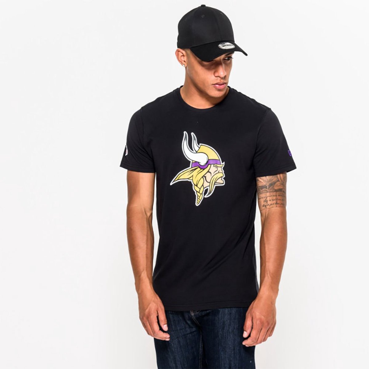 T-shirt Minnesota Vikings NFL Zwart