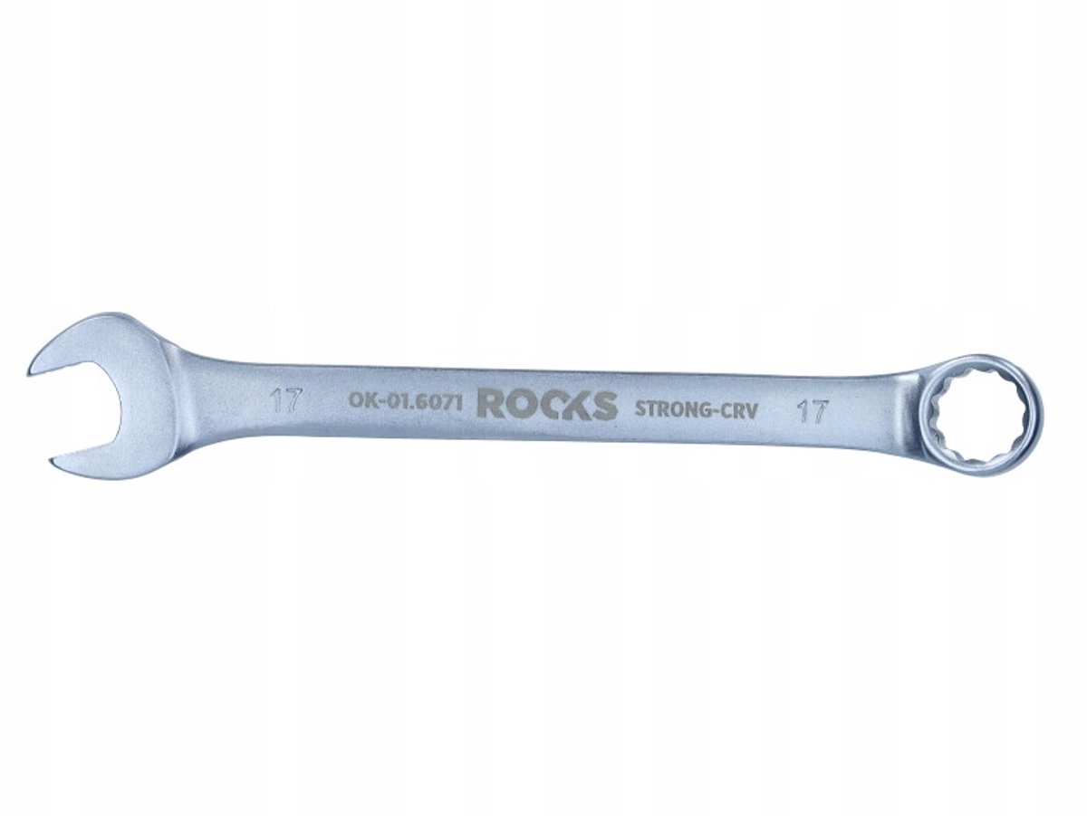 Rooks Ringsleutel 17 mm Dubbel Chroom DIN 3113A Staal 31CrV3