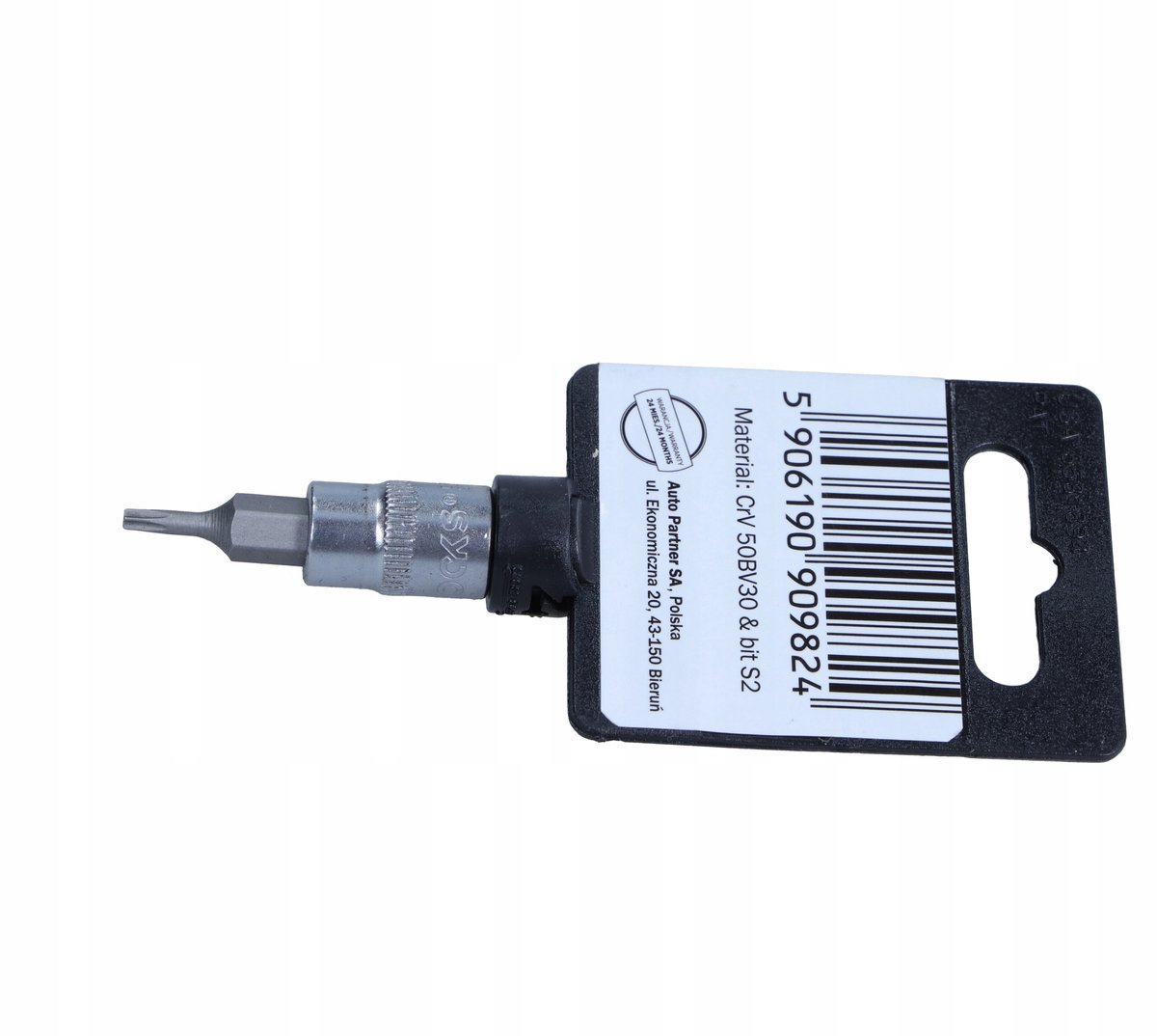 ROOKS Torx Safe T9 inbussleutel 1/4" CrV50BV30/S2