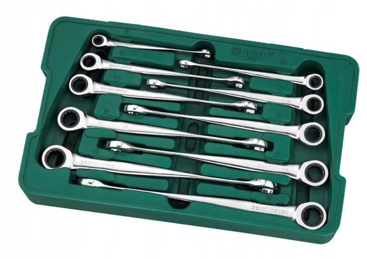 SATA X-Beam ringsleutelset met Ratel - 10 onderdelen