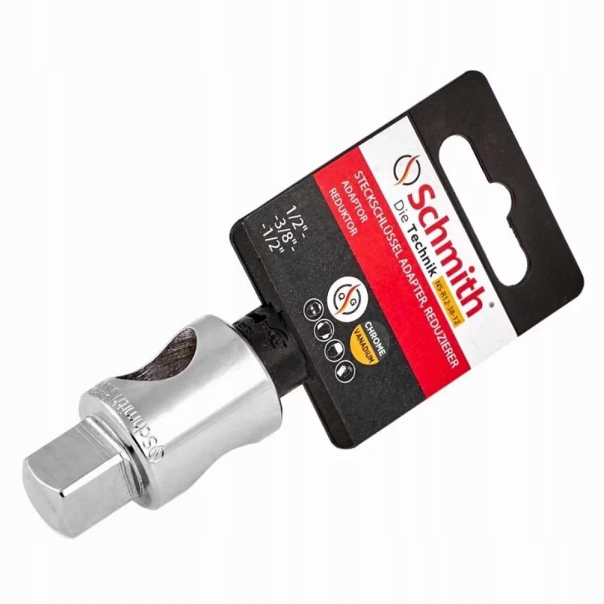Schmith Reductiekoppeling 1/2"-3/8"-1/2" NS-R12-38-12