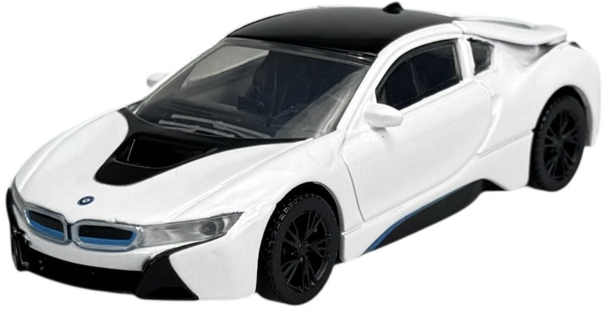 RASTAR BMW i8 Wit Metaal Model 1:43 - Nieuw