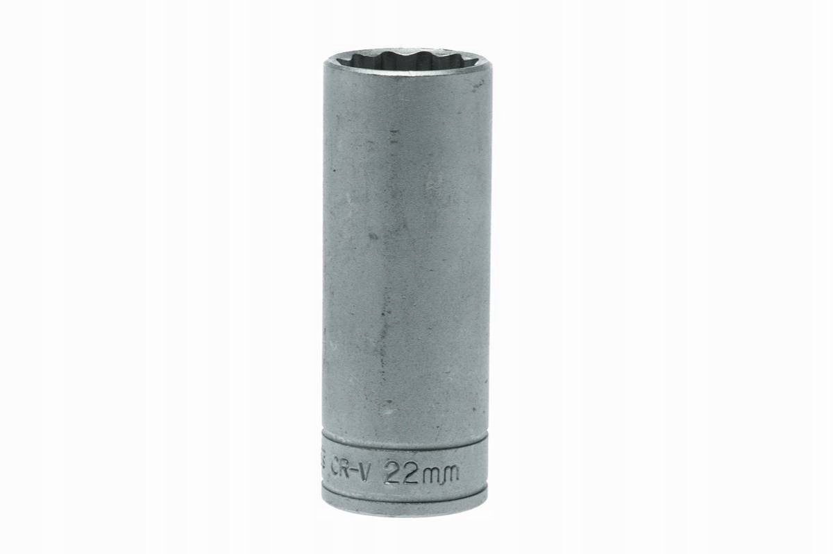 Lange 12-hoek dop 1/2" 22 mm - Chroom-Molybdeen Staal