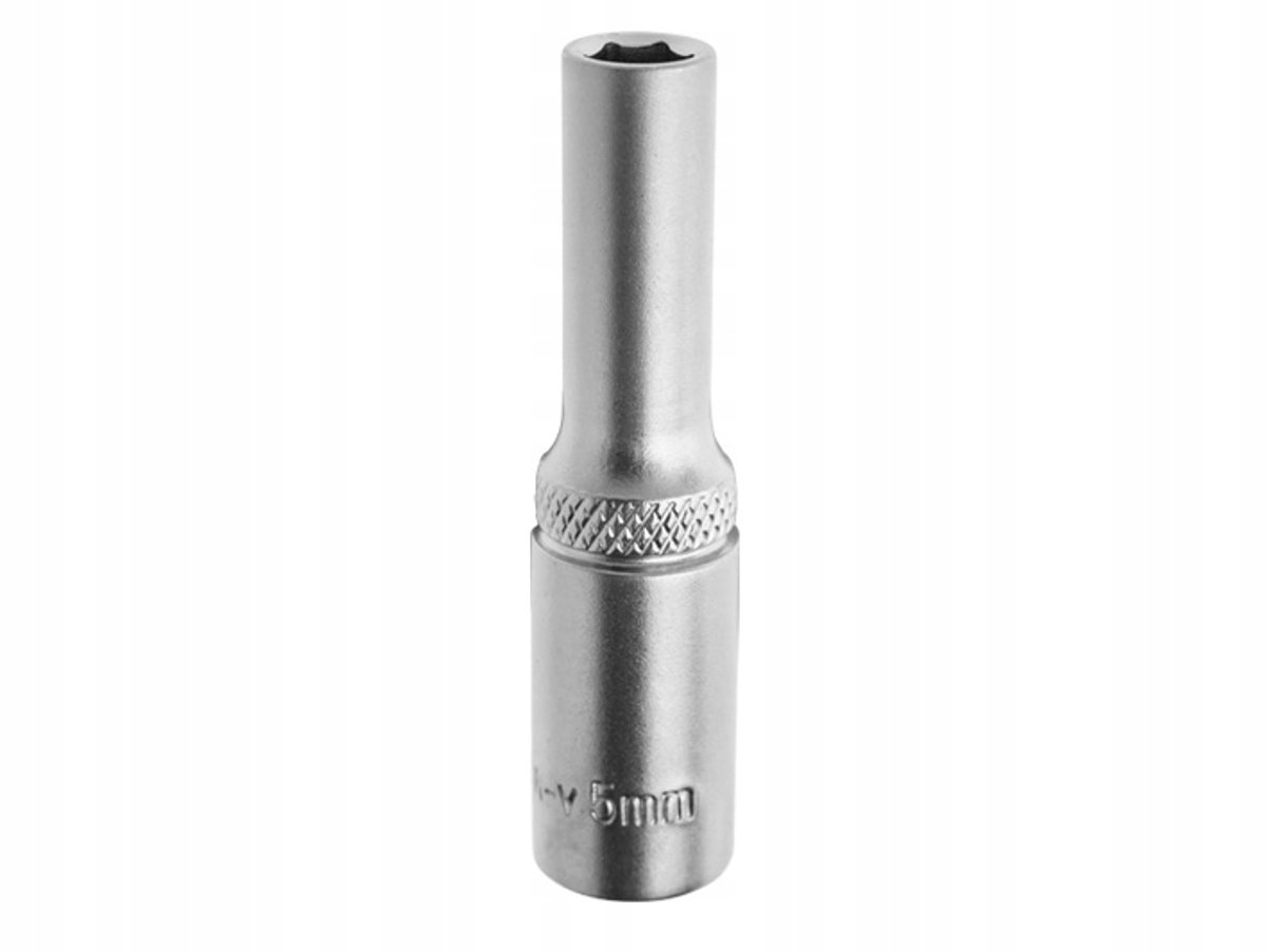 Dopsleutel 1/4" 50mm Lang 5mm Chroom-Vanadium Staal