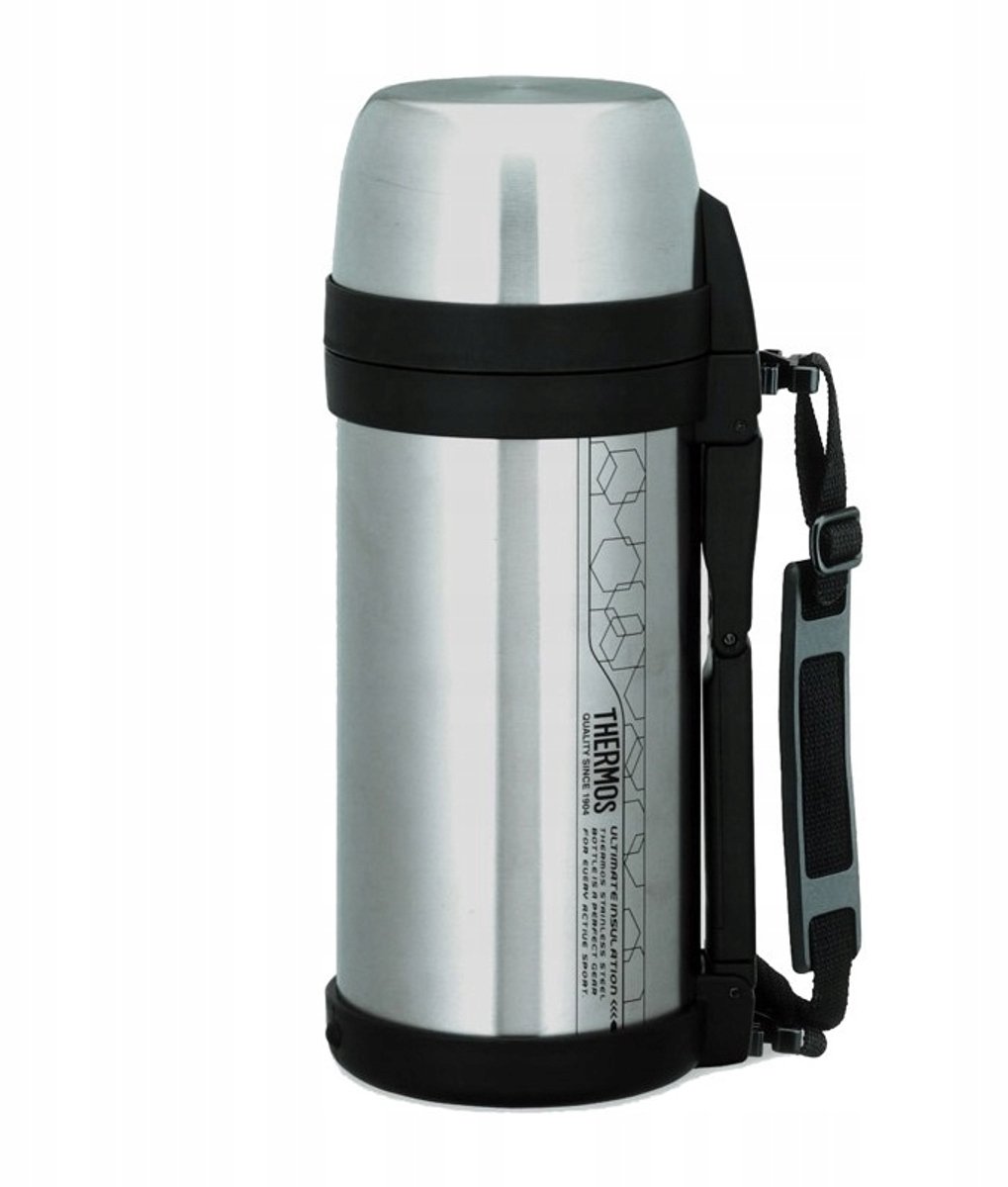 Thermos Mountain FDH 2L - RVS, 2 bekers, voor eten & drinken