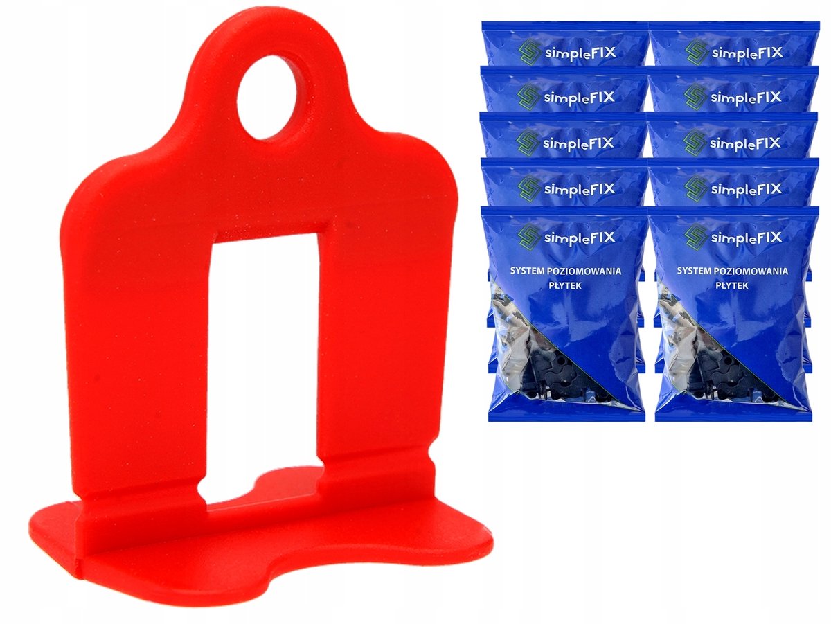 Simplefix Maxi Tegel levelsysteem Clips 1000 stuks 1,5mm voeg