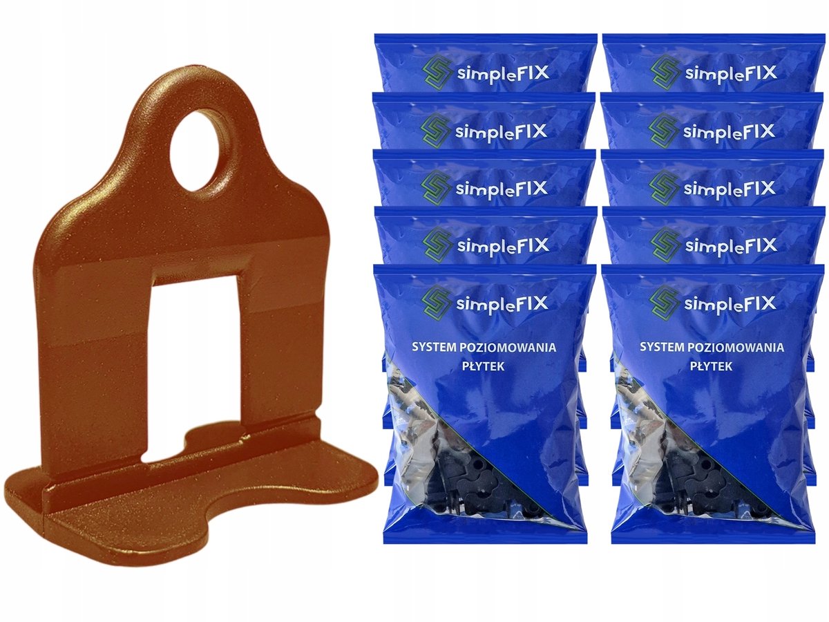 Simplefix Tegellevelsysteem 1000 Clips 2mm - Nederlands Product