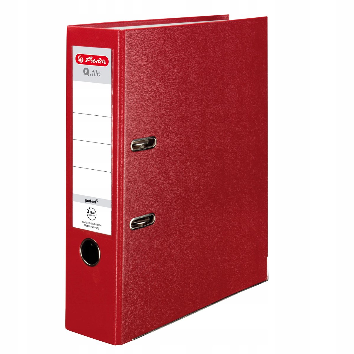 Herlitz Q.File Ringband A4 8cm Breed Rood