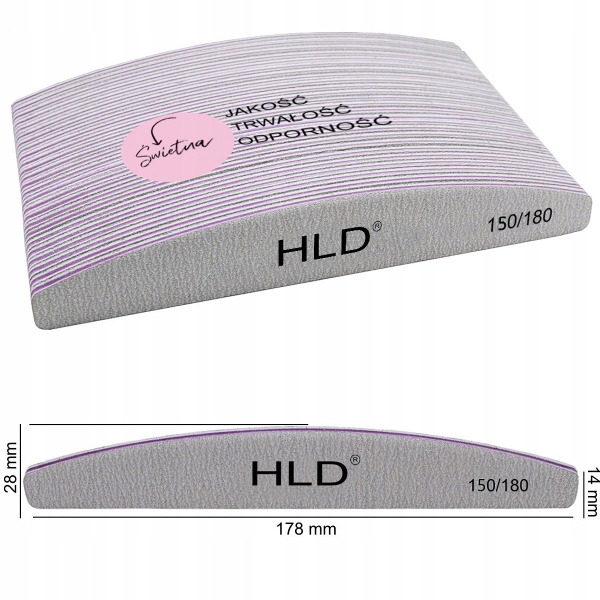 HLD Nagelvijl Laars Zeberka 150/180 - 25 stuks