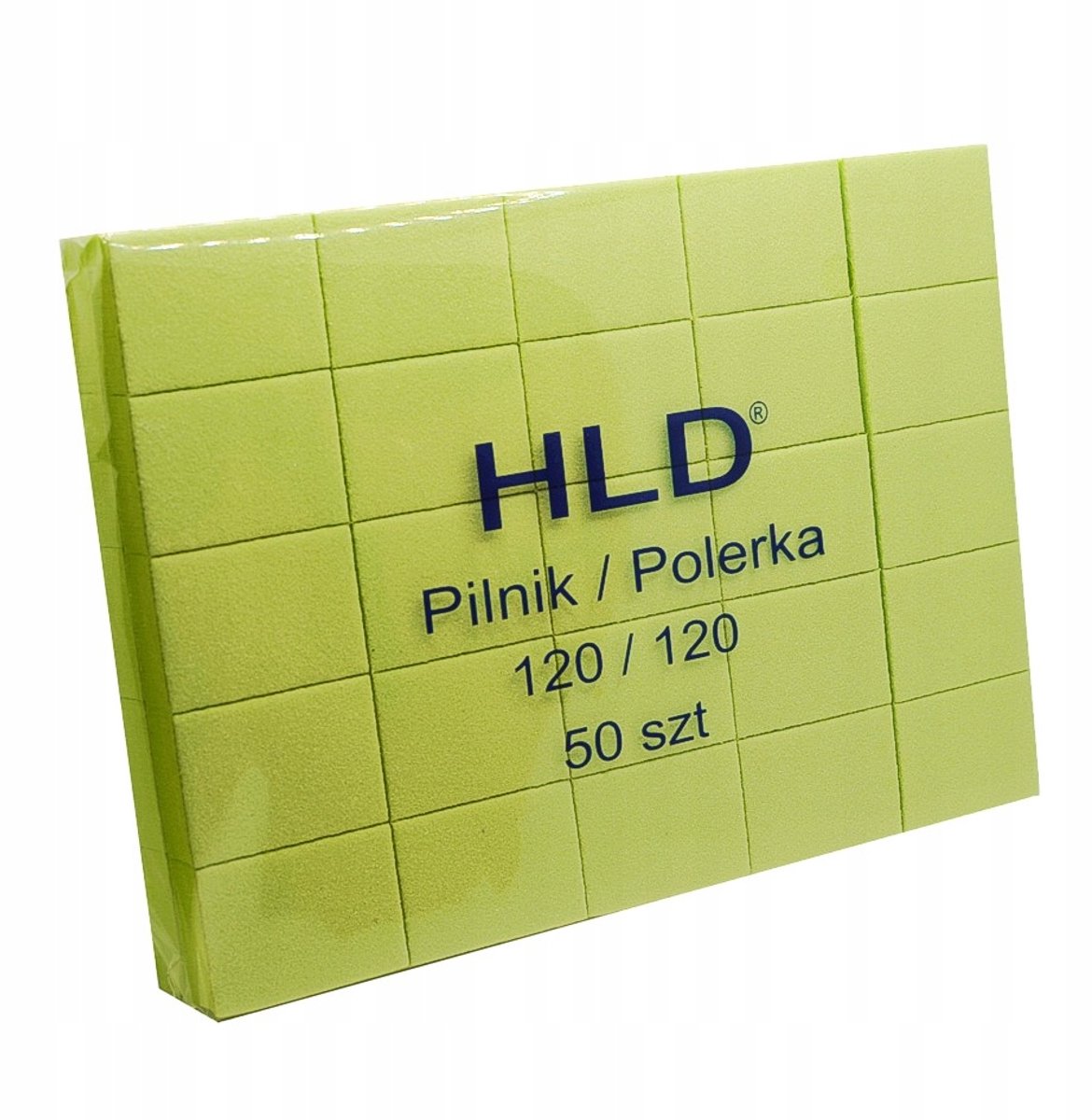 HLD Mini Polijstblokjes Groen 120/120 - Set à 50 Stuks