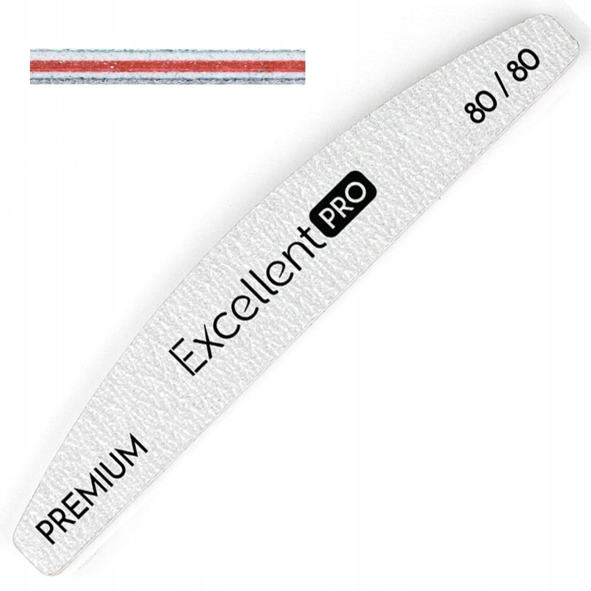 ExcellentPRO Premium Nagelvijl Boot Vorm Dubbelzijdig 80/80