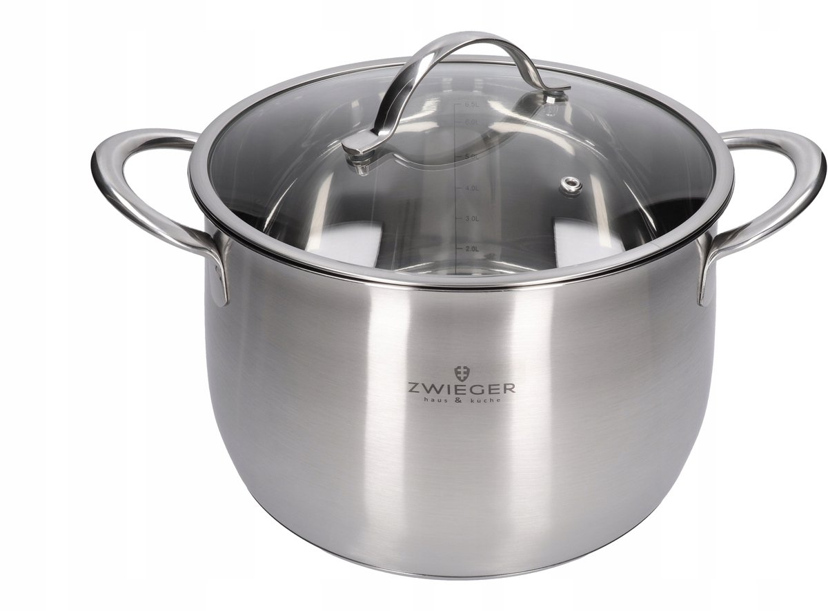 Zwieger Practi Plus Pan met Deksel - 18cm - Roestvrij Staal