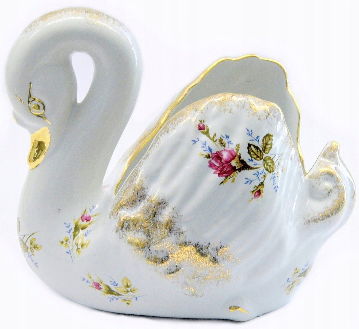 Koninklijke Zwaan Ceramiek Decoratief - Wit met Gouden Accent