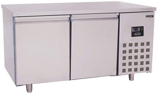 Combisteel Bakkerij Koelwerkbank - PRO LINE - 405L - 2 Deuren - EN600x400 - -2°C/+8°C - Geforceerd - 1550x800x850mm